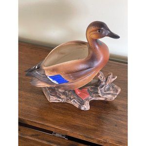 Black Duck Planter Calaco Ceramics Wildlife Cabin Cottage
